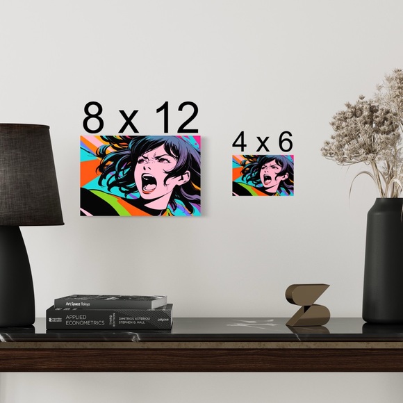 Echo of Color metal art print 8 x 12 inches - Picture 2 of 2